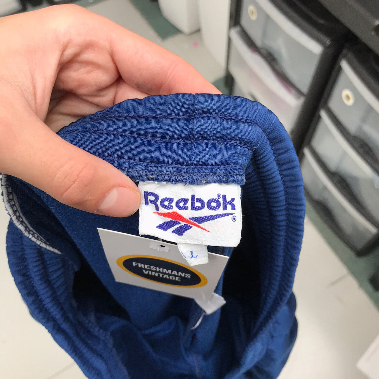 Vintage Reebok Tracksuit Bottoms Large