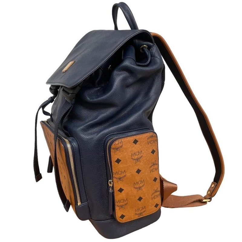 MCM Brandenburg Leather Backpack