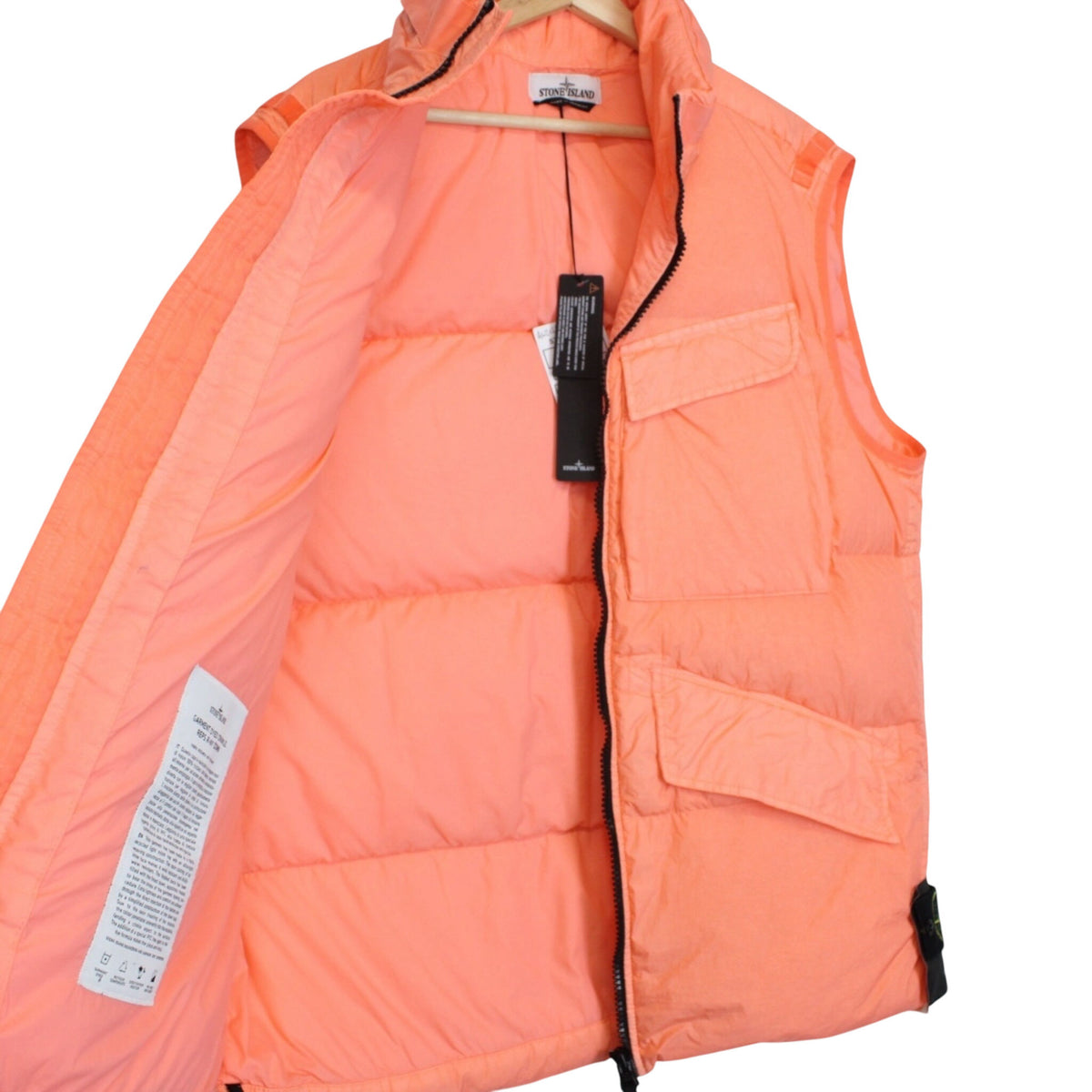 Stone Island AW 2022 Crinkle Reps R-NY Down Gilet XL