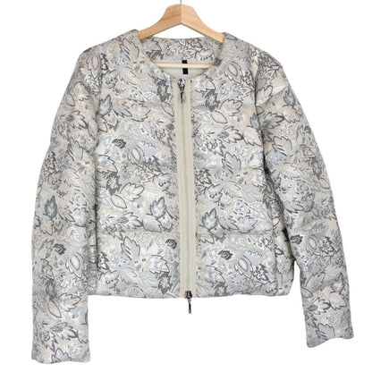 Moncler Aurone Brocade Down Jacket Medium