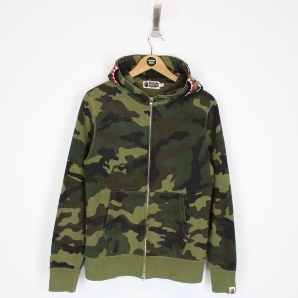 Bape Camo Shark Hoodie Small