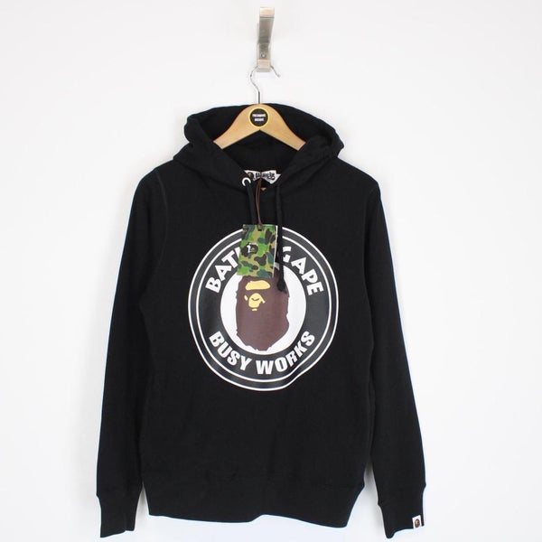 Bape Busy Works Ape Head Hoodie Small