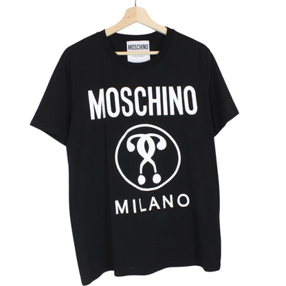 Moschino Milano Logo Print T-Shirt Medium