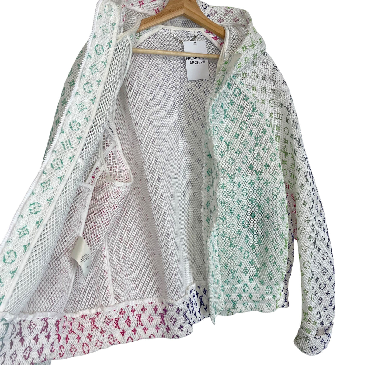 Louis Vuitton Amen Break Gradient Mesh Jacket Large