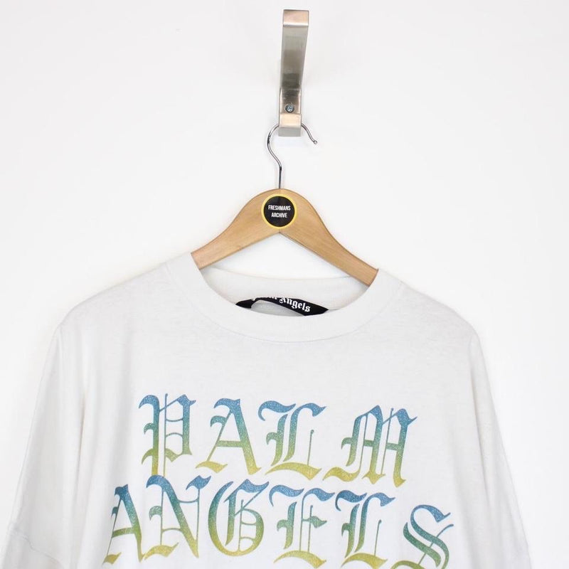 Palm Angels Hue Gothic Logo T-Shirt Smal
