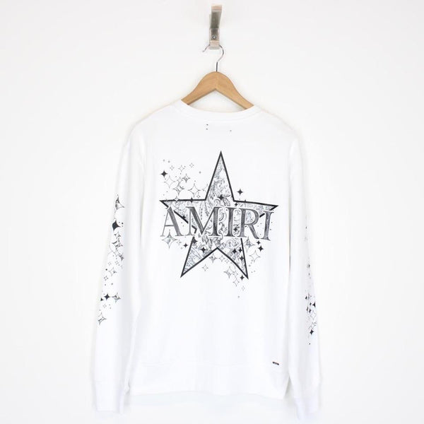 Amiri Paisley Star Sweatshirt Large