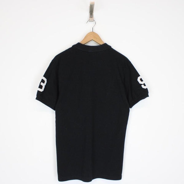 Bape Ape Head Graphic Polo Shirt Large