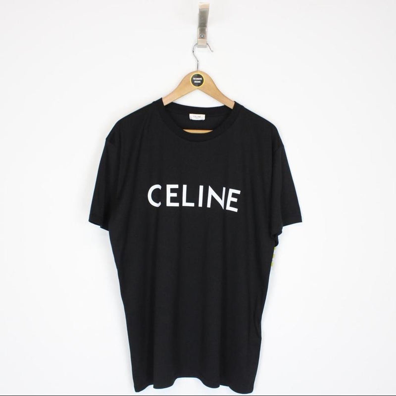 Celine logo t shirt cheap