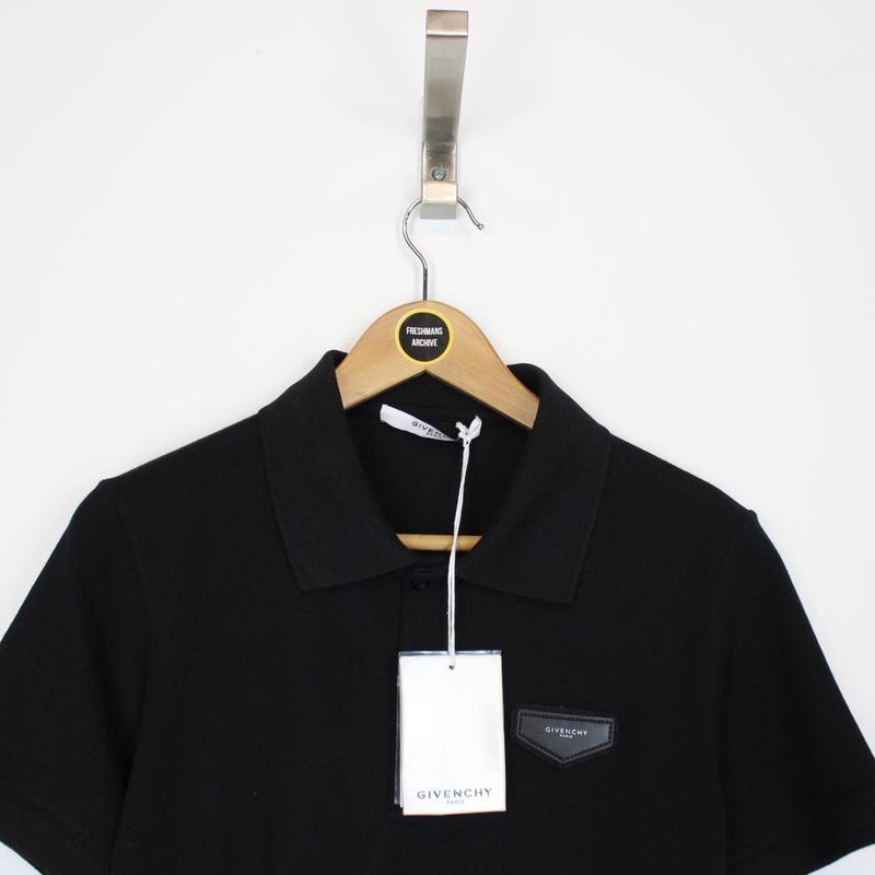 Givenchy Paris Patch Logo Polo Shirt Small