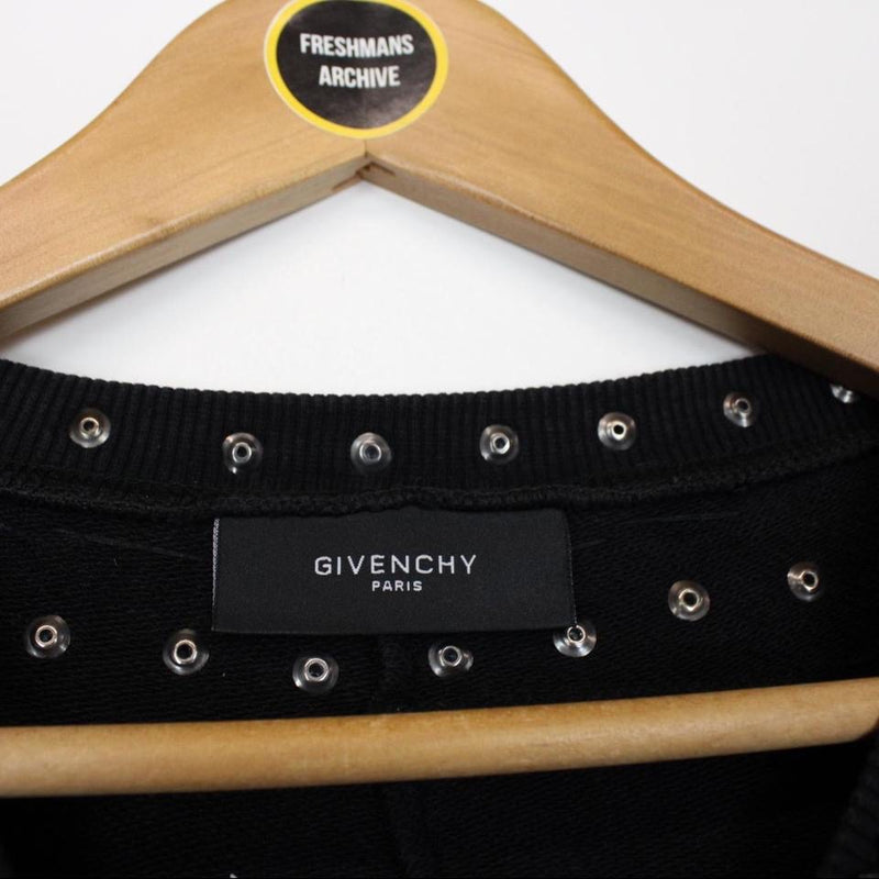 Givenchy Paris Metal Star Sweatshirt Medium