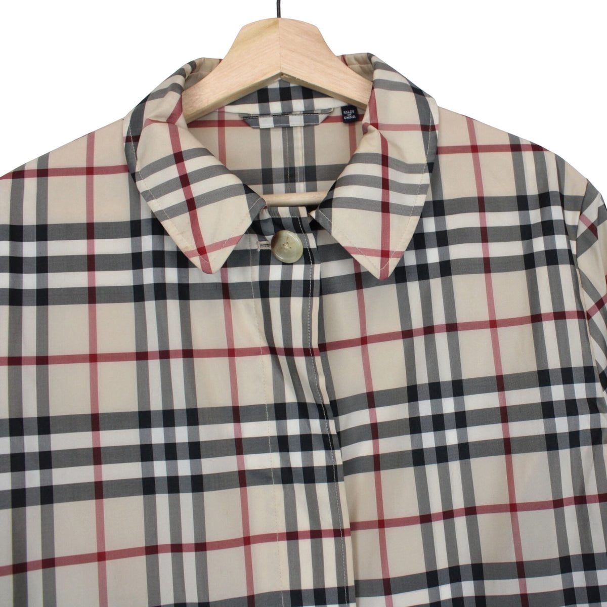 Burberry London Nova Check Trench Coat XL