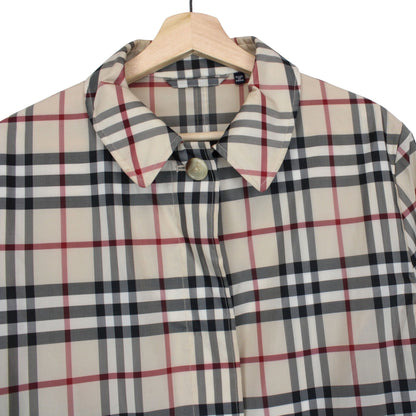 Burberry London Nova Check Trench Coat XL