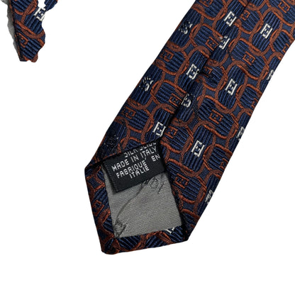Fendi Monogram Silk Tie