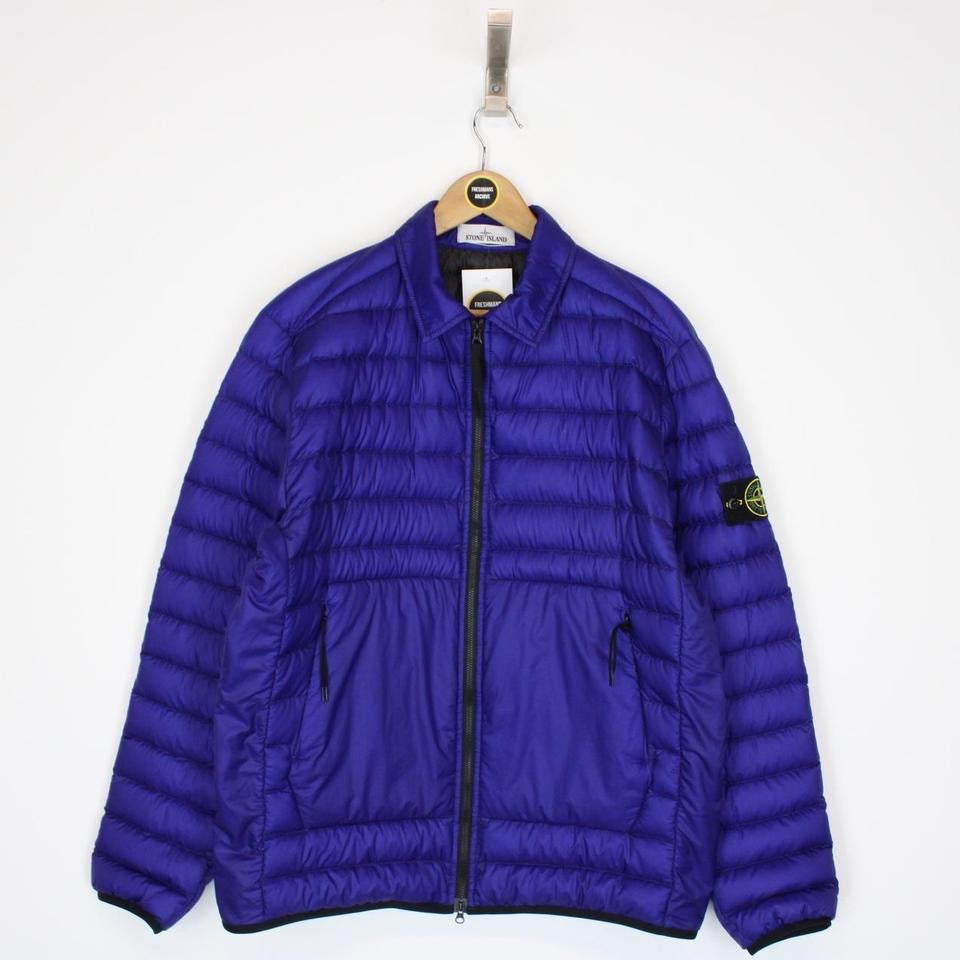 Stone Island SS 2022 Bio-Based Ripstop Nylon Down Jacket XL