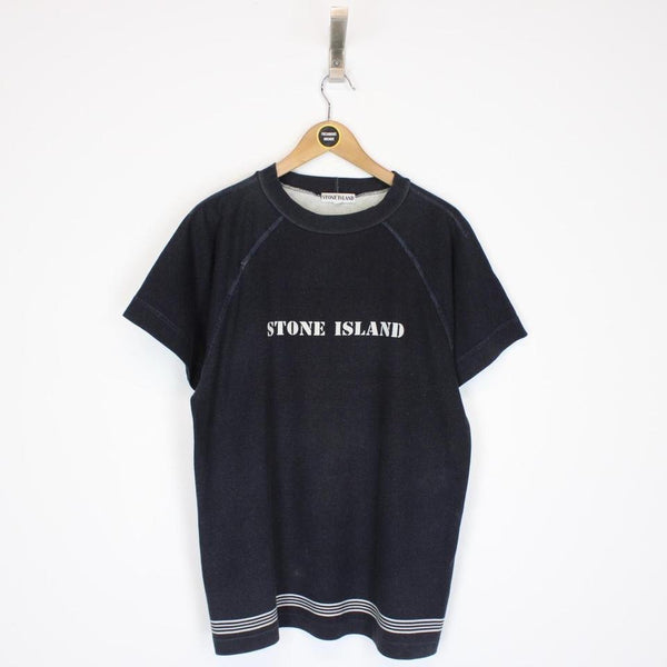 Vintage 80s Stone Island Marina T-Shirt Medium