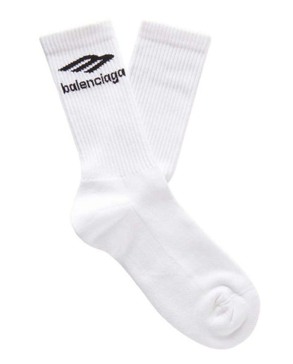 Balenciaga Logo Jacquard 3B Socks