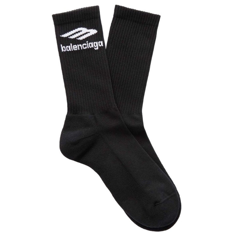 Balenciaga Logo Jacquard 3B Socks