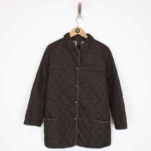 Burberry London Quilted Coat Small