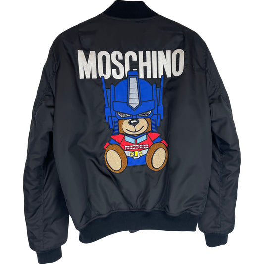 Moschino Couture Transformers Robot Bomber Jacket Small