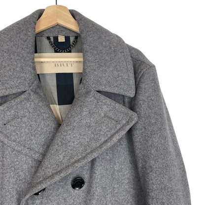 Burberry Brit Wool Peacoat Mens XL