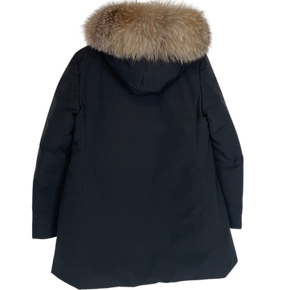 Moncler Bartramifur Fur Hooded Down Parka Jacket XS