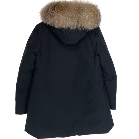 Moncler Bartramifur Fur Hooded Down Parka Jacket XS
