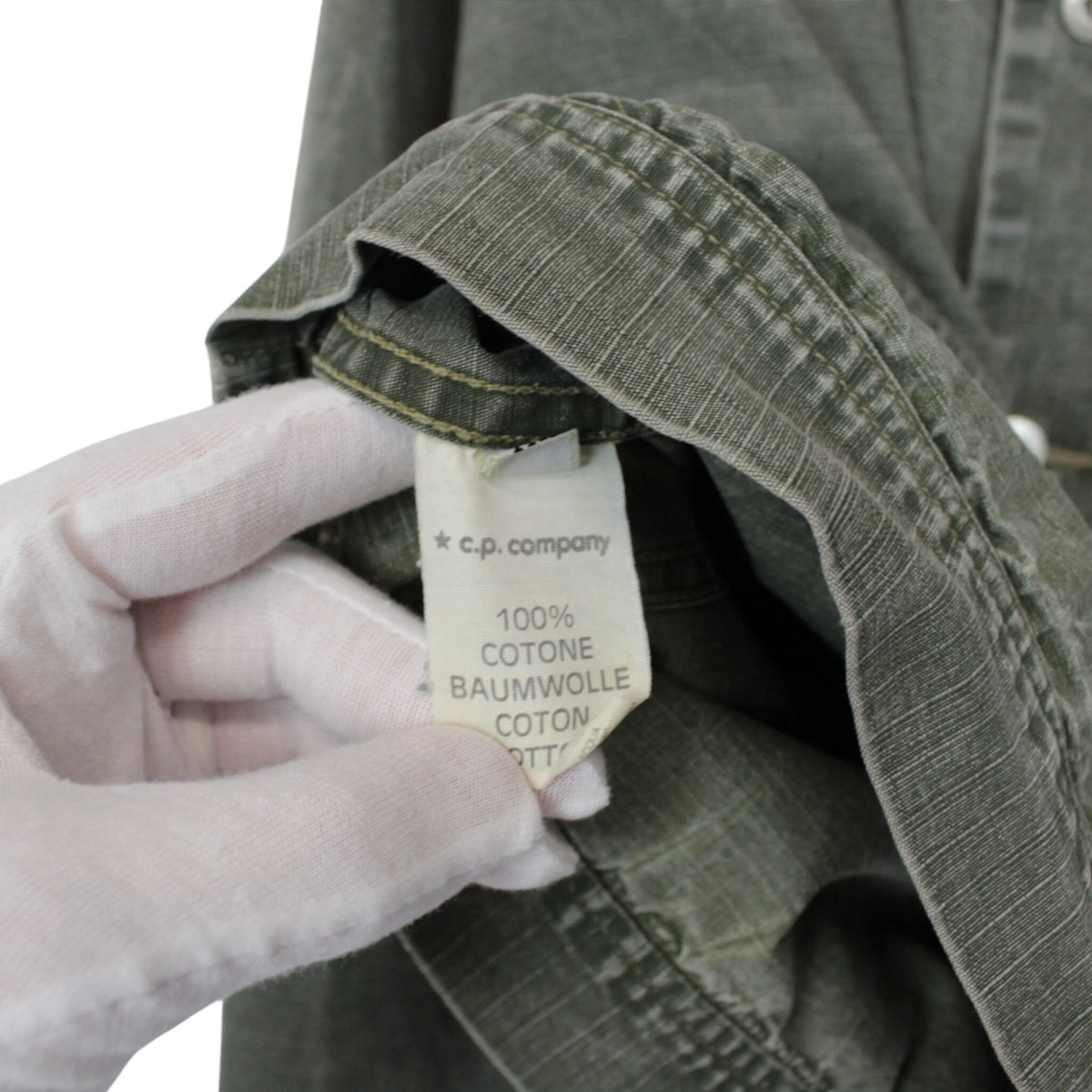 Vintage 1987 Stone Island Denim Ripstop Jacket Medium