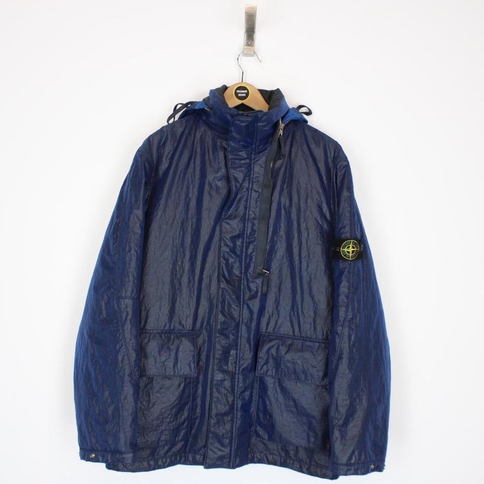 Vintage Stone Island AW 2000 Double Mesh Spalmultra Jacket Large