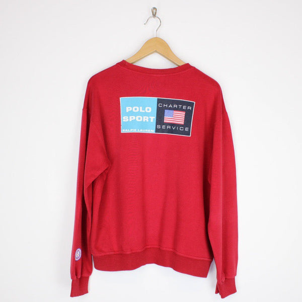 Vintage 90s Polo Sport Sweatshirt Medium