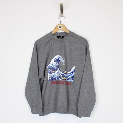 Vintage Hokusai Katsushika Sweatshirt Medium