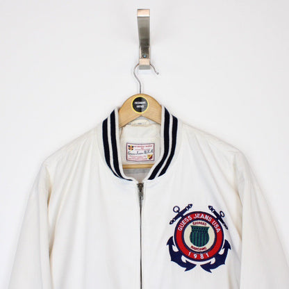 Vintage Guess Jeans Bomber Jacket Large