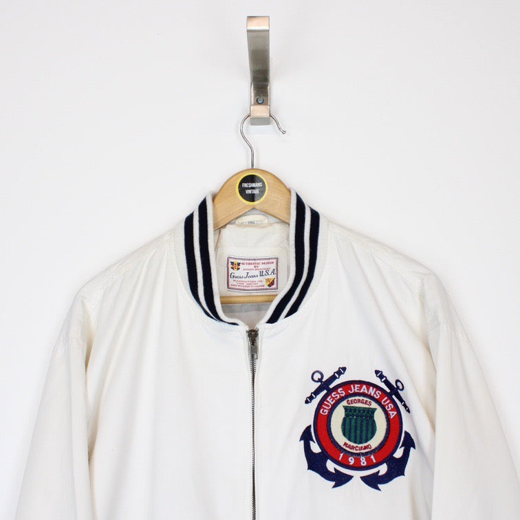 Vintage Guess Jeans Bomber Jacket Large