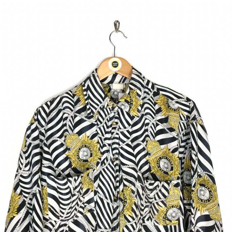 Vintage Abstract Shirt UK 12
