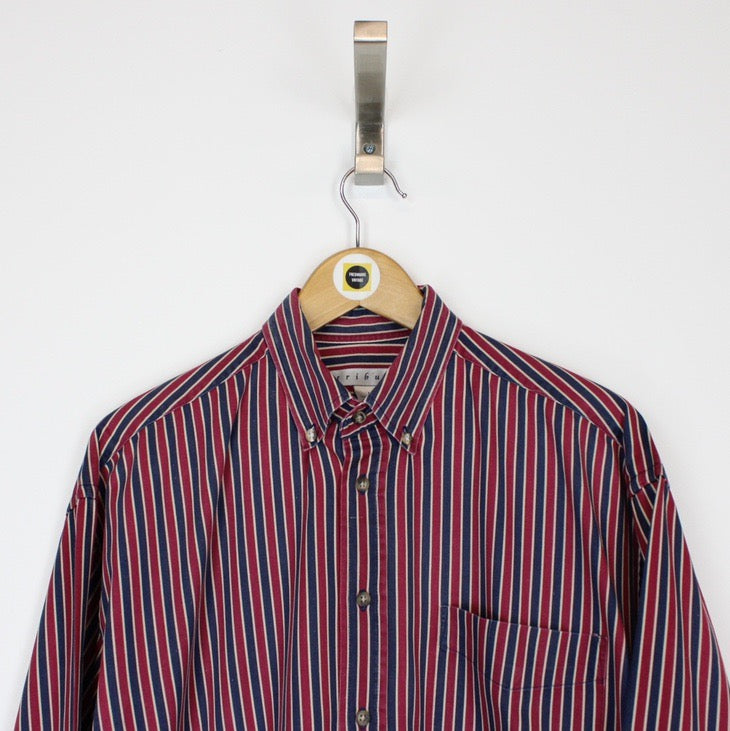 Vintage Striped Shirt Large