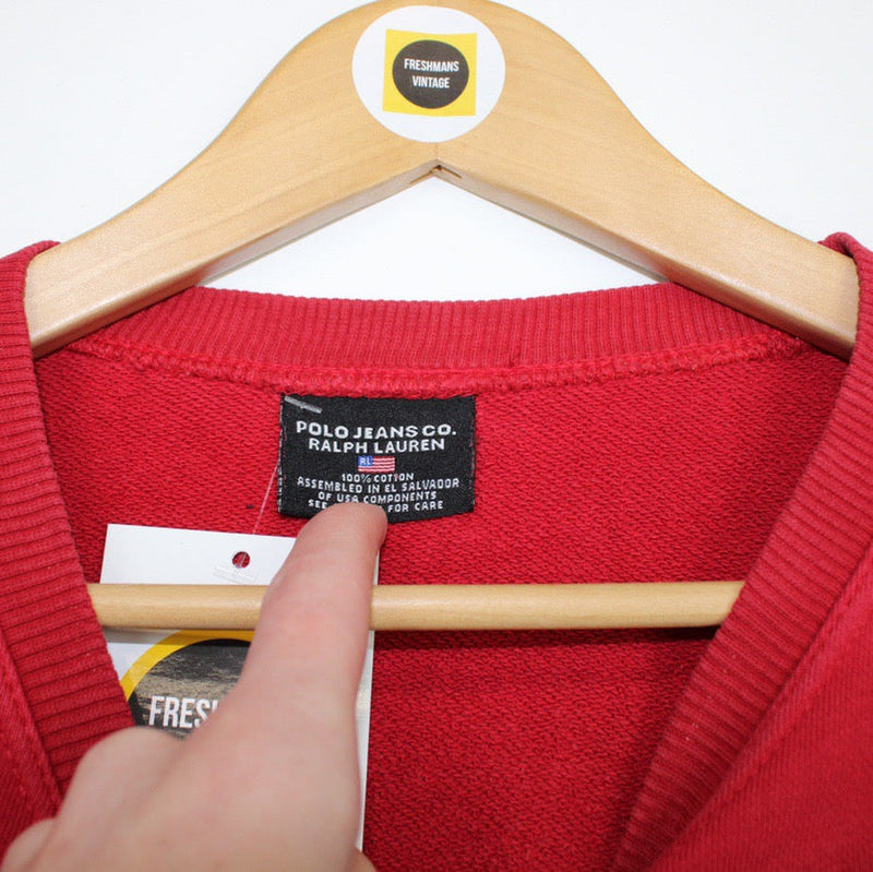 Vintage 90s Polo Sport Sweatshirt Medium