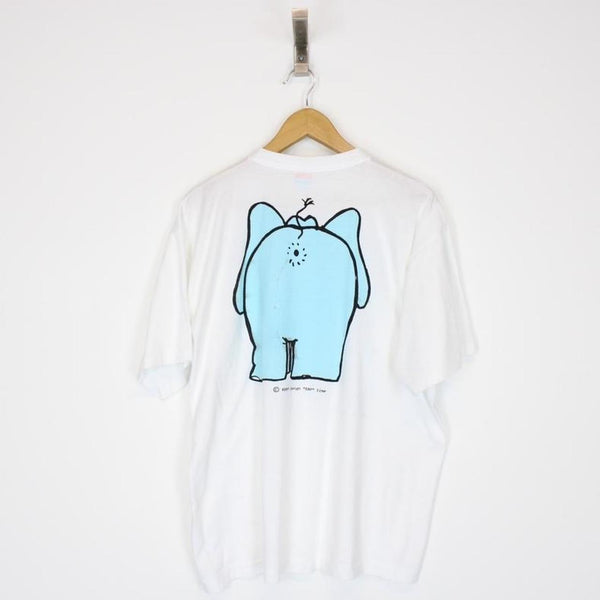 Vintage Elephant Graphic T-Shirt XL
