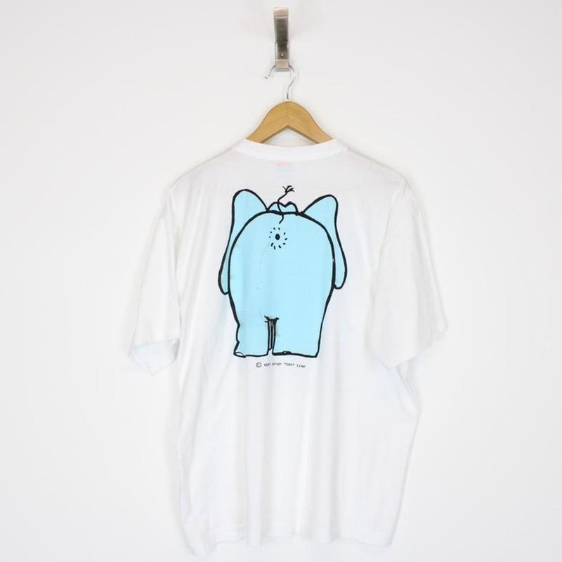 Vintage Elephant Graphic T-Shirt XL