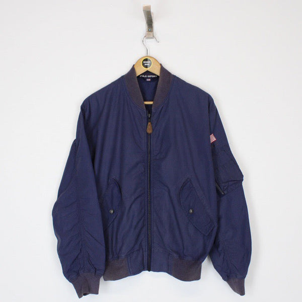 Vintage Polo Sport Bomber Jacket Medium