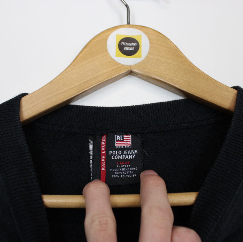 Vintage Polo Jeans Sweatshirt Medium