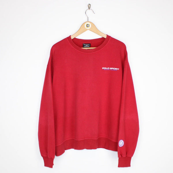 Vintage 90s Polo Sport Sweatshirt Medium