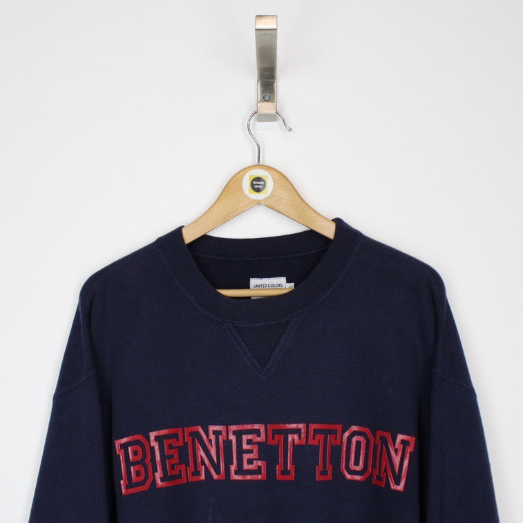 Vintage Benetton Sweatshirt Medium