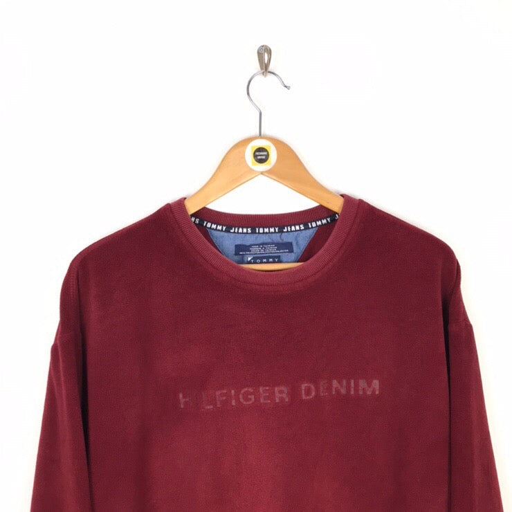 Vintage Tommy Hilfiger Fleece Sweat Large