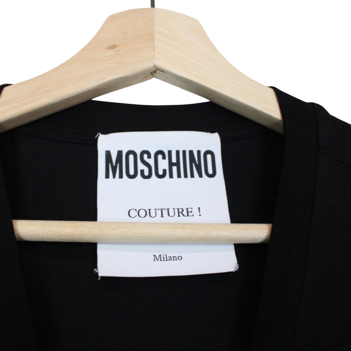 Moschino Milano Logo Print T-Shirt Medium