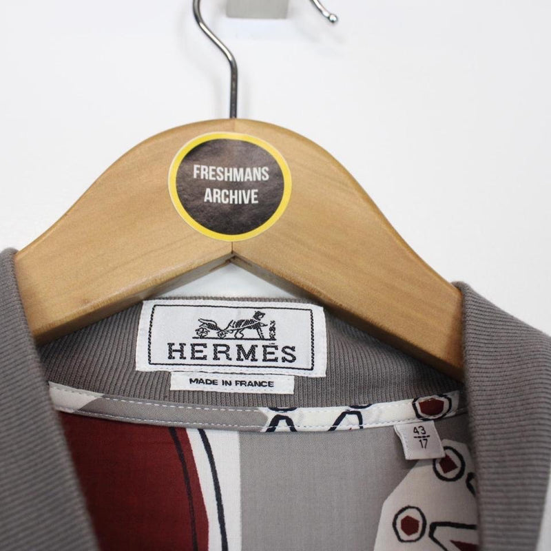 Vintage 80's Hermes Bomber Jacket Large