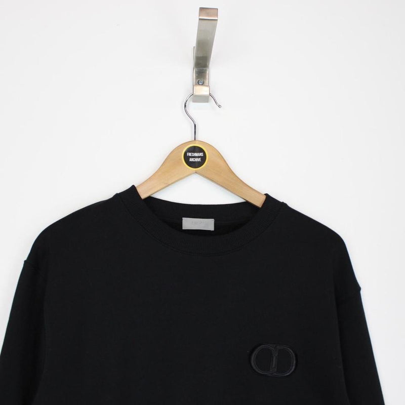 Christian Dior Black CD Icon Crew Neck Sweatshirt Jumper Medium – Freshmans  Archive