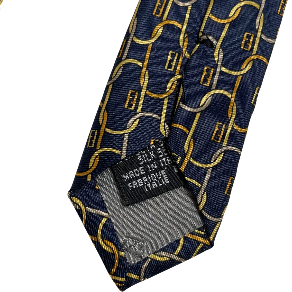 Fendi Monogram Silk Tie