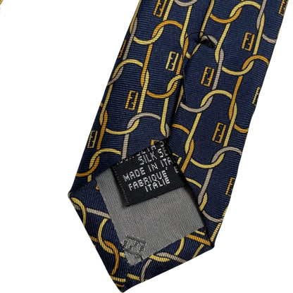 Fendi Monogram Silk Tie