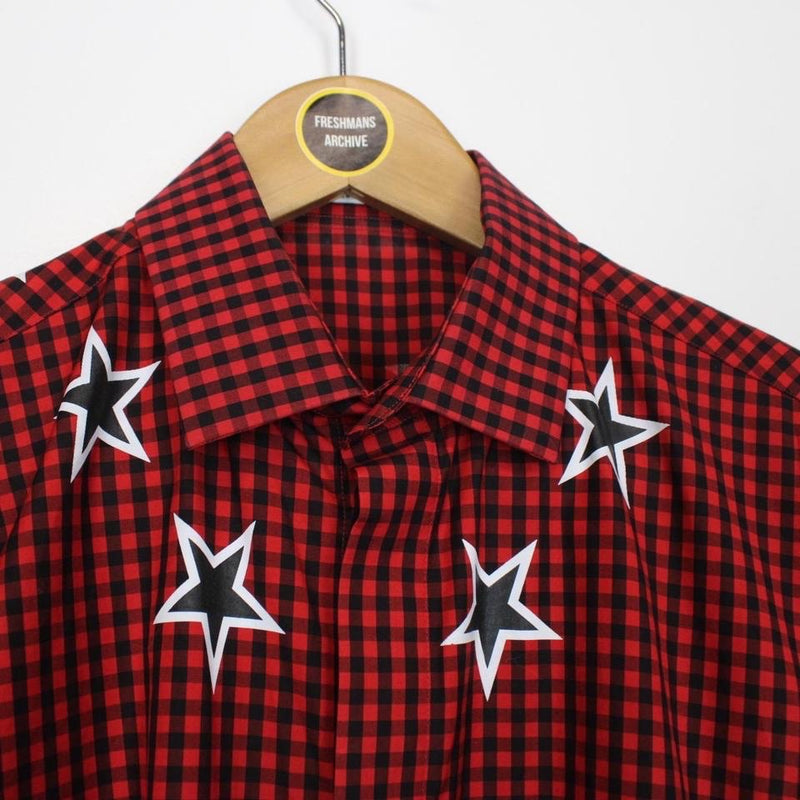 Givenchy Paris Star Tartan Shirt Medium