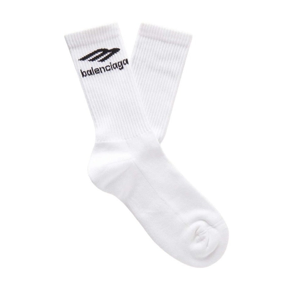 Balenciaga Logo Jacquard 3B Socks