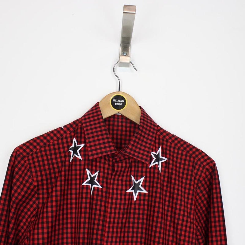 Givenchy Paris Star Tartan Shirt Medium